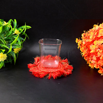 6pc Transparent Diamond Medium Serving Glass Set Glass Set For Water Juice Etc - second image