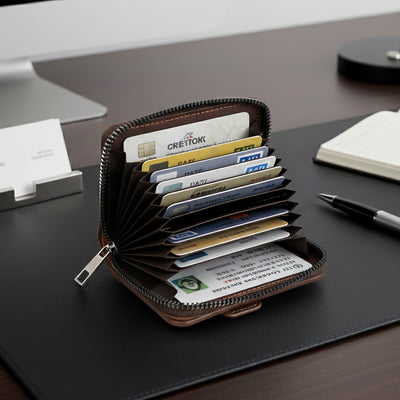 Premium Multipurpose Zip Closure Card Holder Wallet (1 Pc) - second image