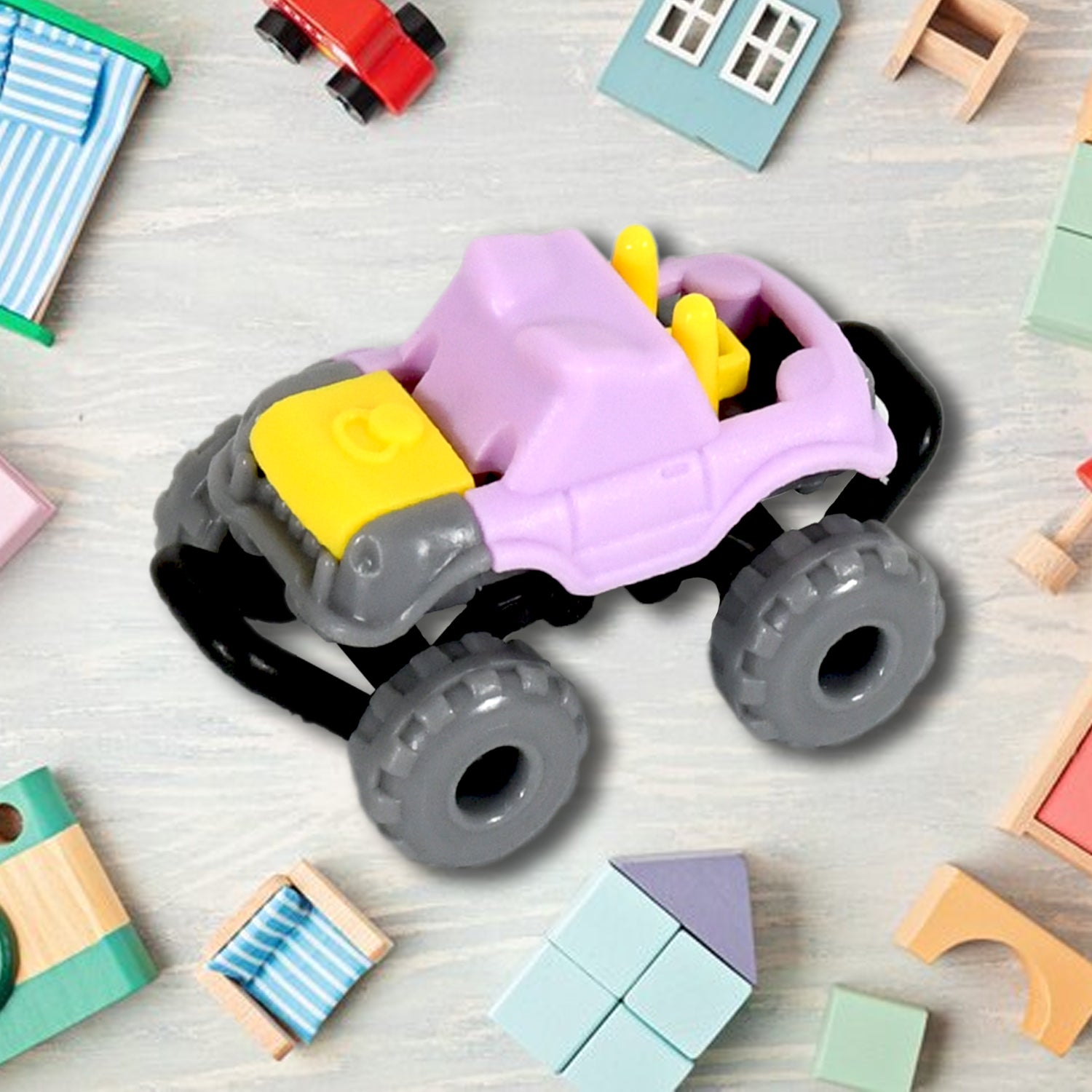 Mini Monster Trucks Friction Powered Cars For Kids Big Plastic Tires Baby Boys Super Cars Blaze Truck For Kids Gifts Toys - LootFaat