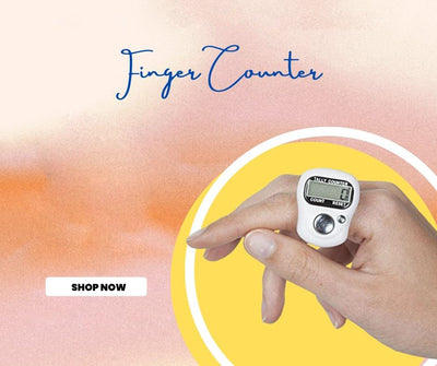 Finger Counter for Pooja Meditation Finger Ring Digital Electronic, Mantra Jaap Digital Tally Counter  (Multicolor Pack of 1)