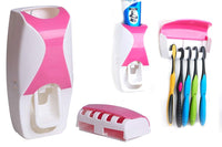 Toothpaste Dispenser  Tooth Brush With Toothbrush - LootFaat