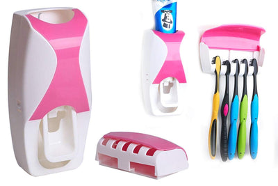 Toothpaste Dispenser  Tooth Brush With Toothbrush - second image