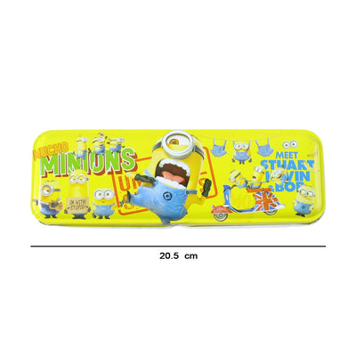 Cartoon-themed Metal Pencil Box – Cute & Durable School Storage - second image