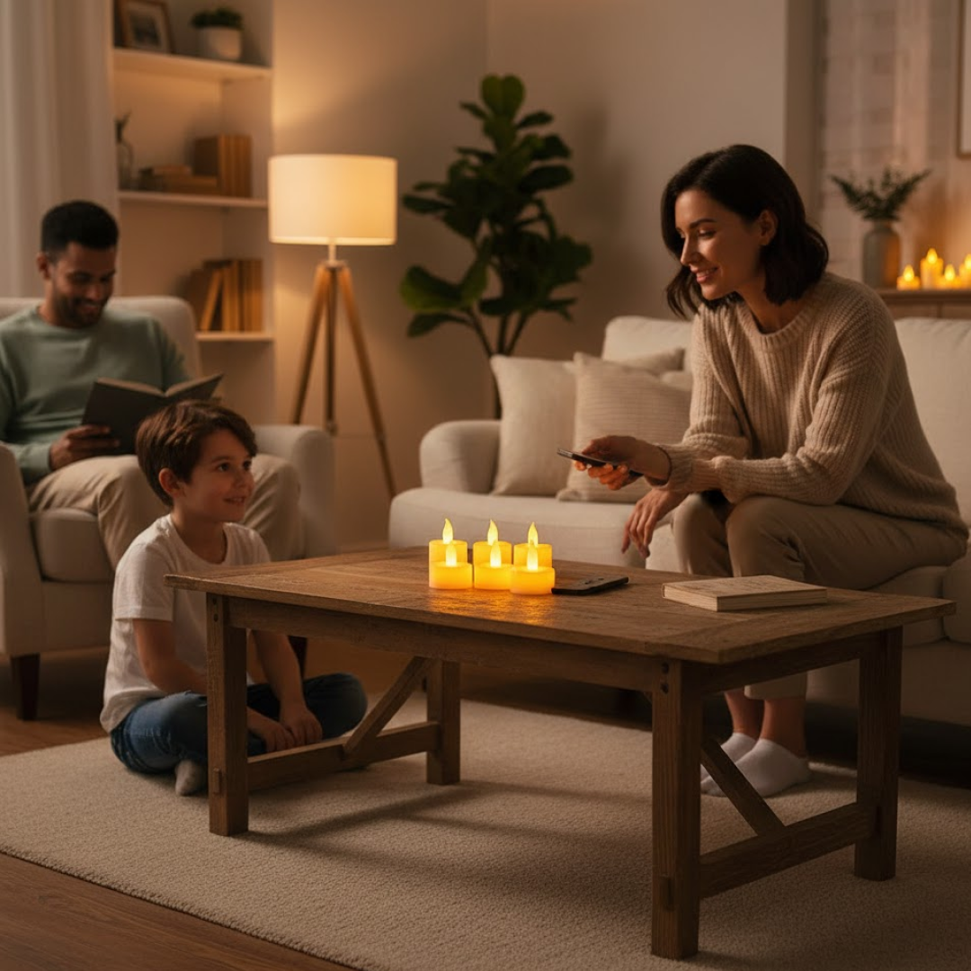 Premium 6 Piece LED Home - Rechargeable - Best Quality & Value