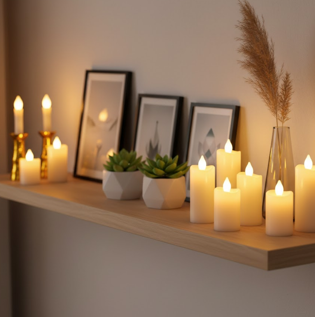 Premium 2pcs LED Candle Light Home - Premium Quality - Best Quality & Value