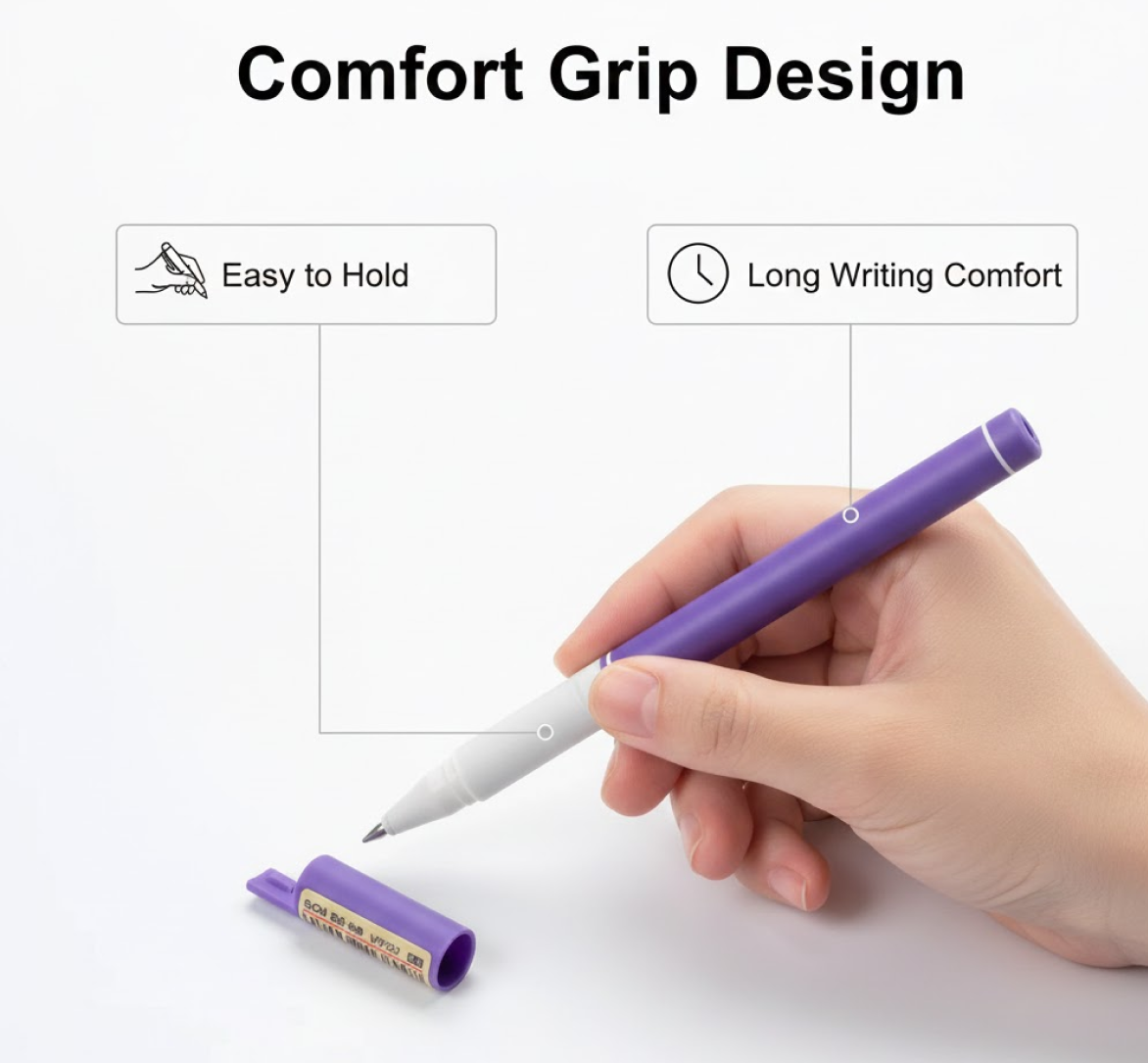 Portable Large Black ball Pens Office - Anti-Slip - Best Quality & Value
