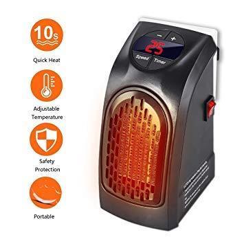 Mini Electric Handy Heater Plug-in Wall Outlet Space Heater (400W) - second image