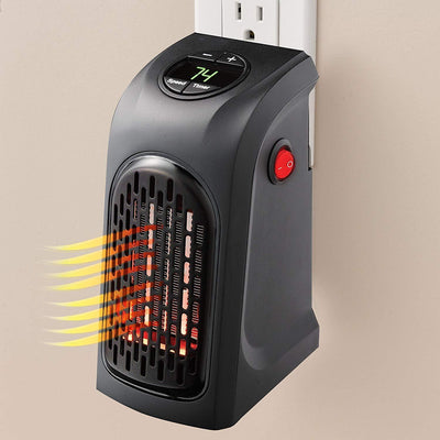 Mini Electric Handy Heater Plug-in Wall Outlet Space Heater (400W)