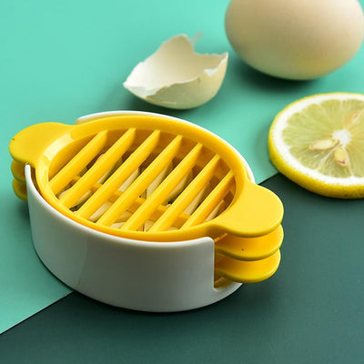 10022 Egg Slicer 3 In 1 Boiled Egg Slicer Egg Slicer Preserved Egg Slicer Home Restaurant Kitchen Tool (1 Pc) - second image