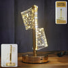Premium Luxury Golden Crystal LED Home - Rechargeable - Best Quality & Value