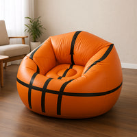 17732 Football Sofa Cartoon Style Inflatable Folding Chair Soccer Ball Chair Inflatable Sofa For Adults Kids Size 110cm X 85cm
