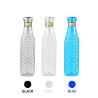 Modern diamond cut water bottle for versatile use