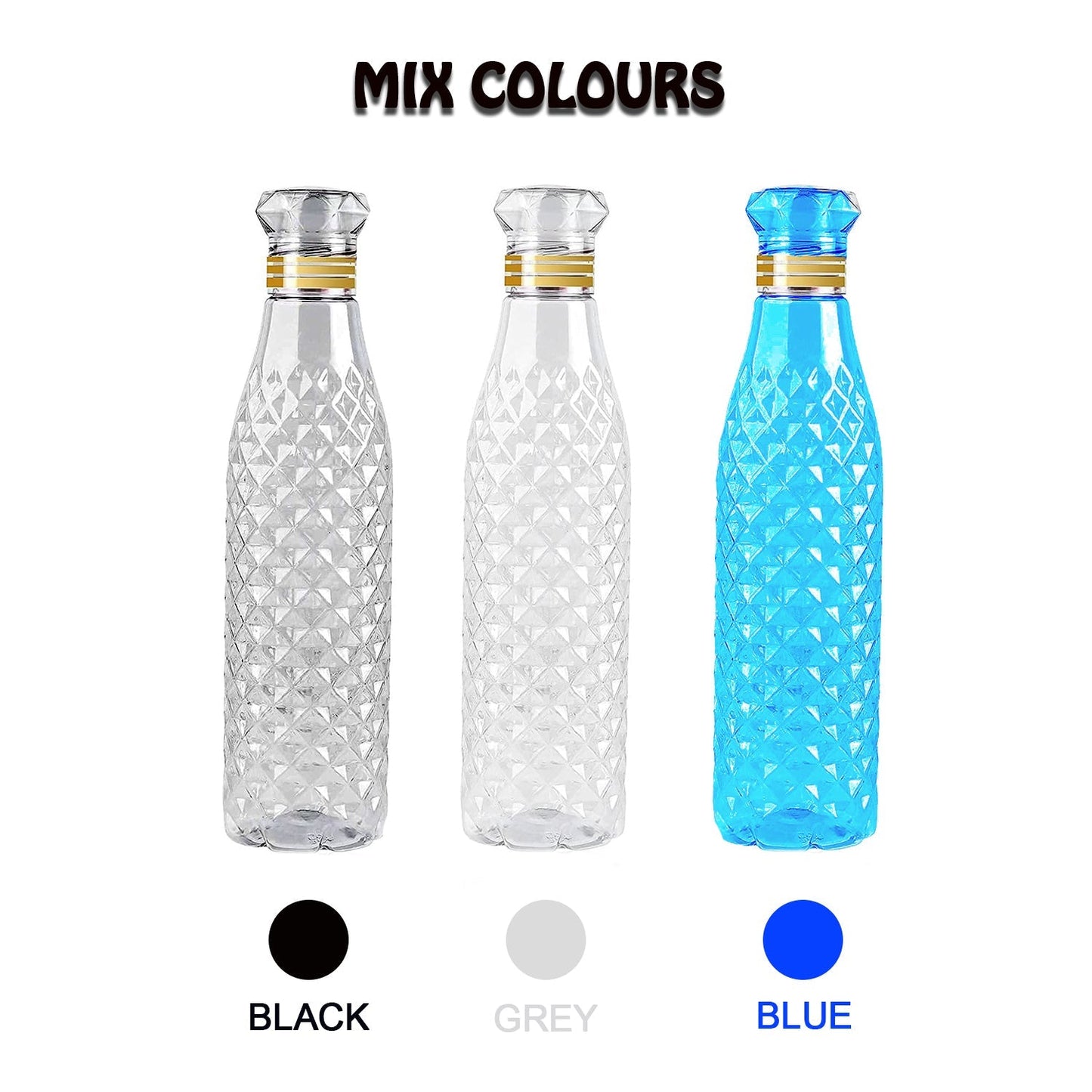 Durable diamond cut water bottle for everyday hydration