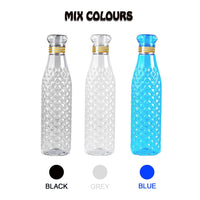 Durable diamond cut water bottle for everyday hydration