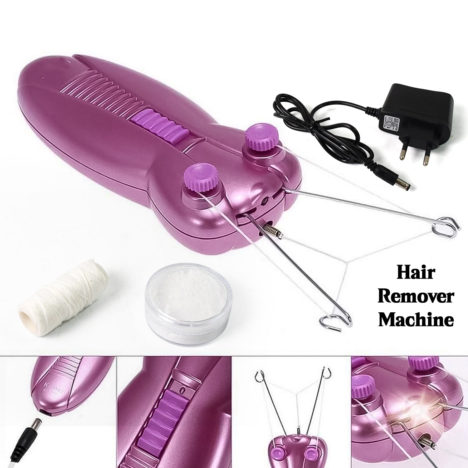Electric Facial Hair Remover Machine (1 Set) - LootFaat