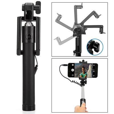 Selfie Stick Tripod with Wireless Remote - Universal Phone Holder