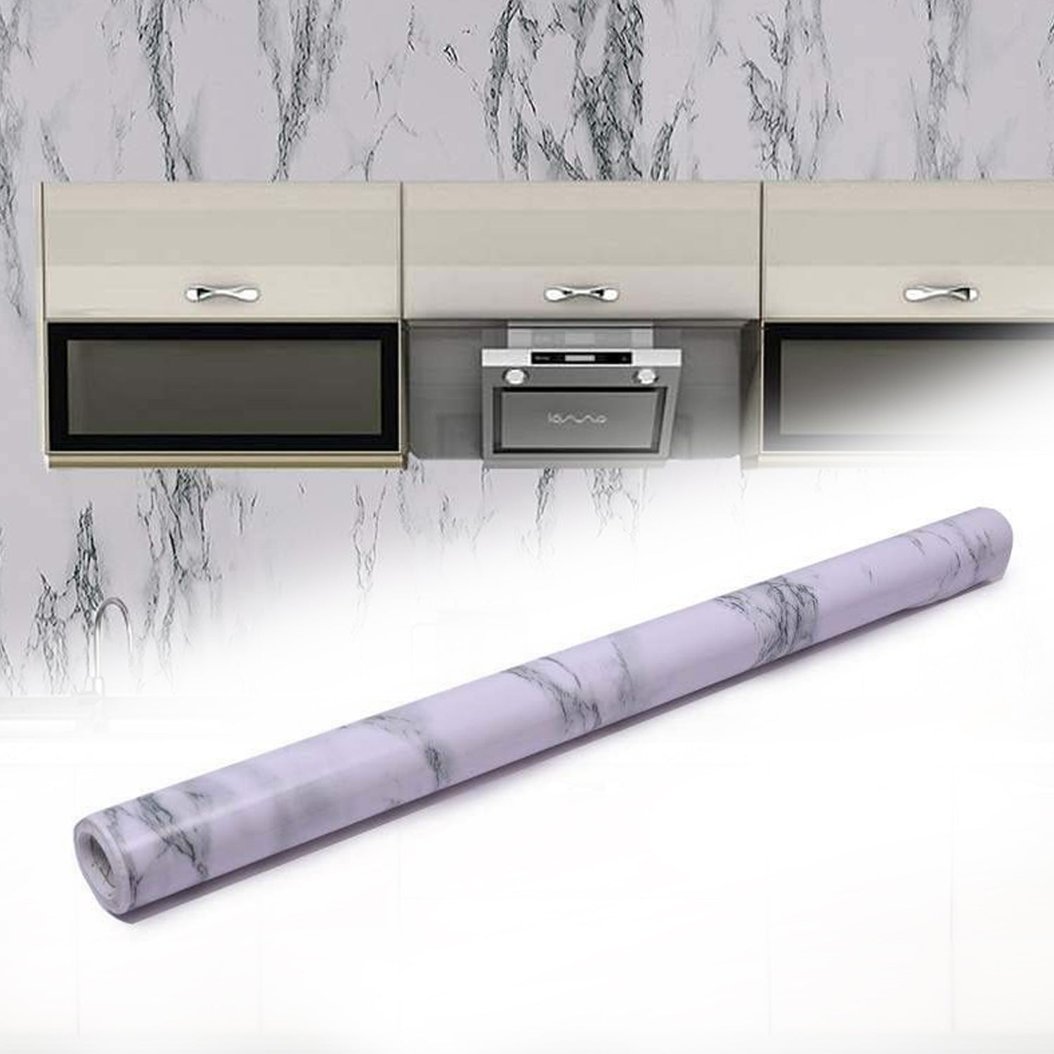 adhesive kitchen wallpaper 2m x 60 cm front view | LootFaat