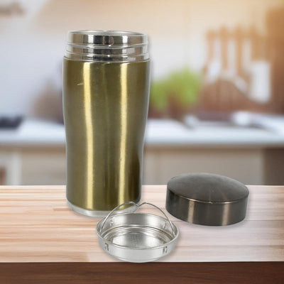 Stainless Steel Sports  Fridge Water Bottle Eco-friendly  Leak-proof Water Bottle For Office Bottle  Gym Bottle  Home  Kitchen  Hiking  Treking Bottle  Travel Bottle 300 Ml Approx - second image