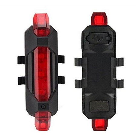 Rechargeable Bicycle Front Waterproof Led Light (Red) - LootFaat