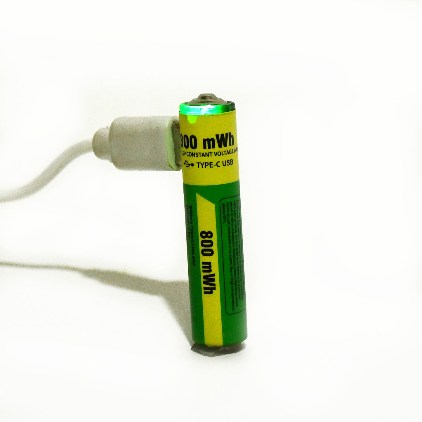 AAA Rechargeable Batteries (800mWh, 2-Pack with Cable)