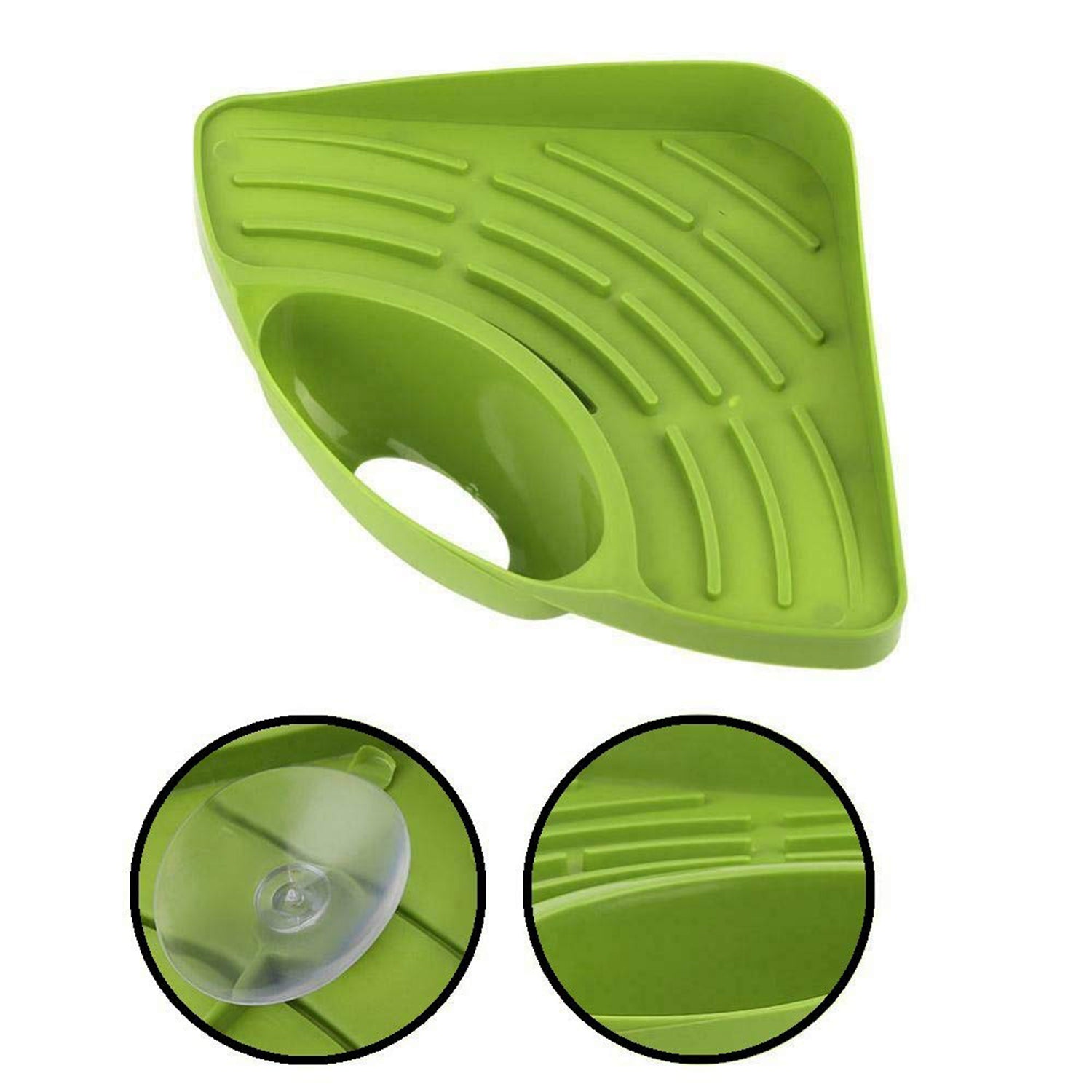 Corner Sink Strainer For Draining Kitchen Waste In Sinks And Wash Basins. - LootFaat