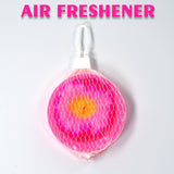 Flower-scented air freshener block for toilet use