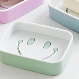 Soap Dish with Drain Soap Holder, Soap Saver Easy Cleaning, Soap Tray for Shower Bathroom Kitchen (1 Pc)