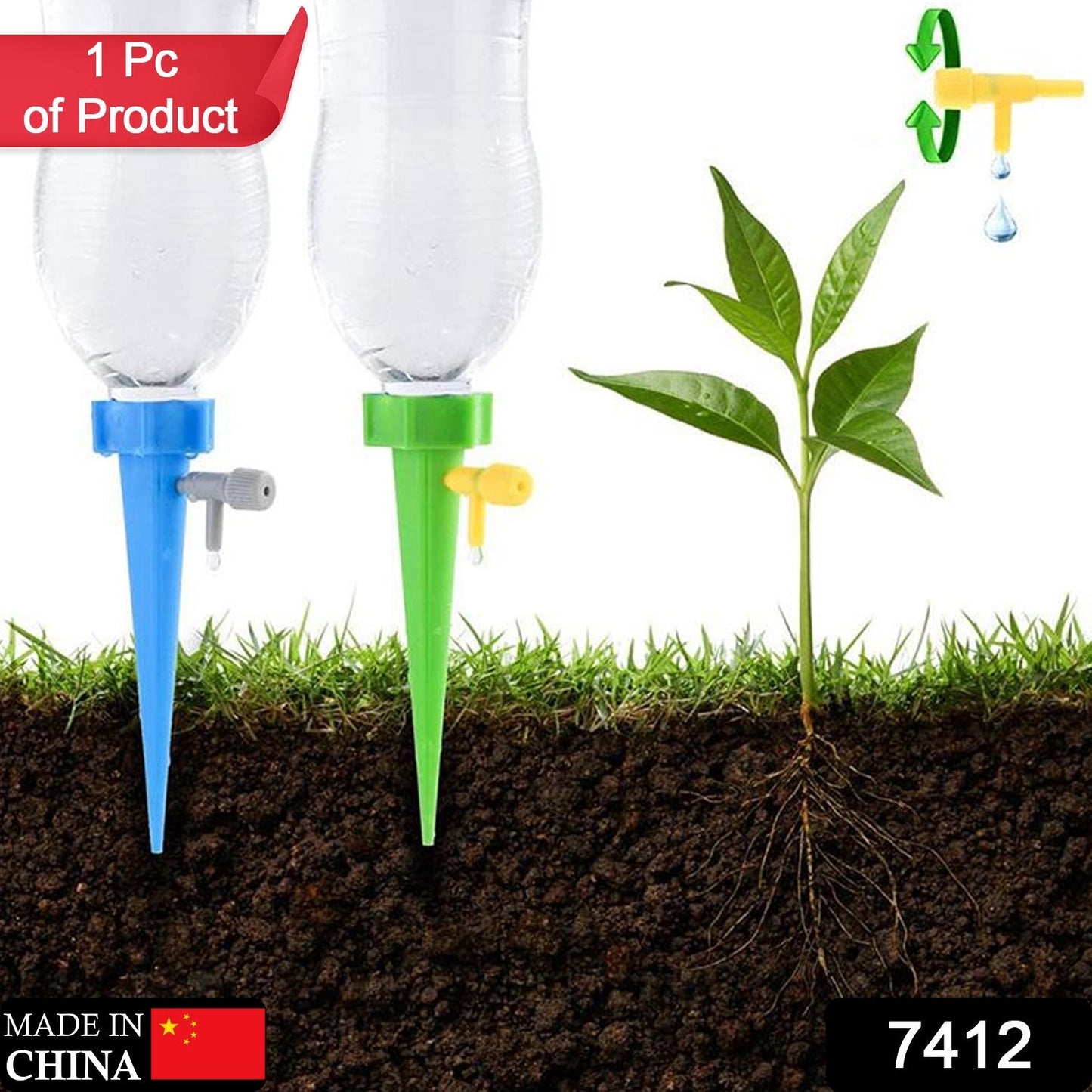 Adjustable Plant Watering Spikes Sprinkler Outdoor - Adjustable - Best Quality & Value