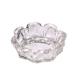 Elegant round ashtray for cigars and cigarettes.