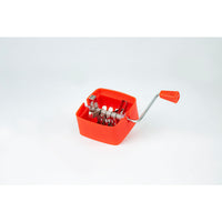 Compact and efficient chopper for quick preparation of vegetables, fruits, and spices.