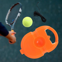 17599 Tennis Trainer Rebound Ball With String Convenient Tennis Training Gear Tennis Practice Device Base For Kids Adults