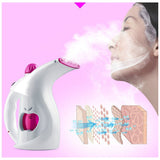 Portable facial steamer providing soothing steam for skincare and facial treatments.