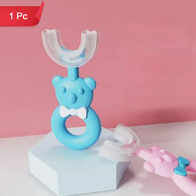 Baby Bear U-shaped Toothbrush Silicone Brush Head (1 Pc) - second image