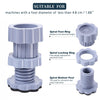 Washing Machine Support Anti Vibration Washing Machine Support Adjustable Washer Anti Vibrasion Pads Washer  Dryer Pedestals Washing Machine Accessory Anti- Skid Pad Pvc Lifting Pad Non-slip ( 4 Pc Set )