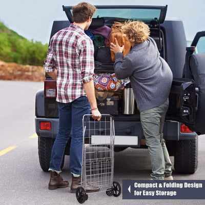 Foldable Shopping Trolley With Wheels ( Moq - 2 Pc) - second image