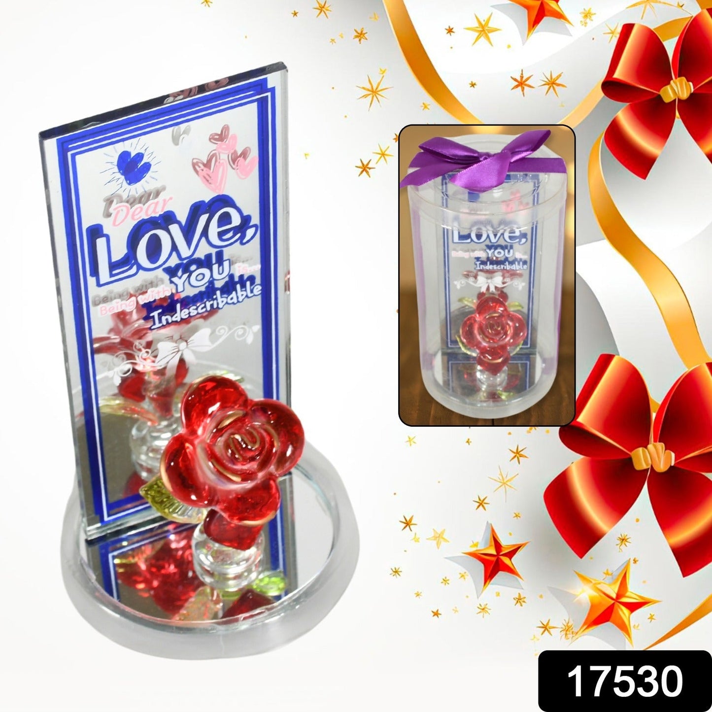 Premium Lovely Rose Showpiece Home - Premium Quality - Best Quality & Value