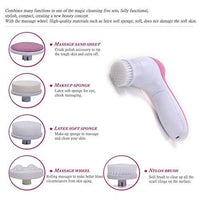 5-in-1 Smoothing Body  Facial Massager (Pink) - LootFaat