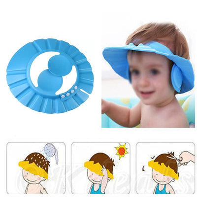 378 Adjustable Safe Soft Baby Shower Cap - second image