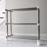 Supermom Stainless Steel Multipurpose Shoe  Storage Rack - (1 Pc)