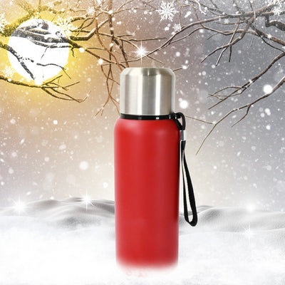 Stainless Steel Water Bottle Fridge Water Bottle Stainless Steel Water Bottle Leak Proof Rust Proof Cold  Hot Thermos Steel Bottle Leak Proof  Office Bottle  Gym  Home  Kitchen  Hiking  Trekking  Travel Bottle (1000ml800mlapprox 600ml) - second image