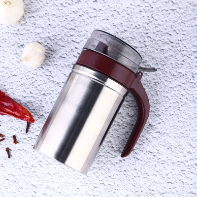 500ml Stainless Steel Oil Dispenser with Anti-Drip Nozzle - second image
