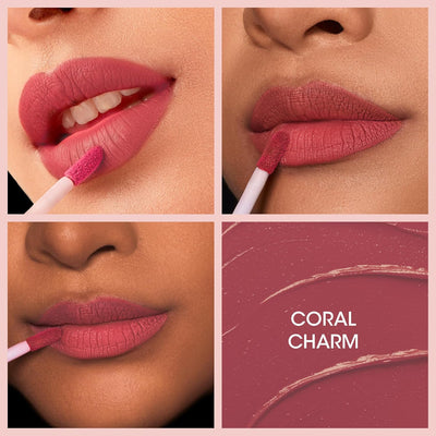 Og Beauty Coral Charm Moisture Lock Liquid Lipstick (4.5 Ml  1 Pc) - second image