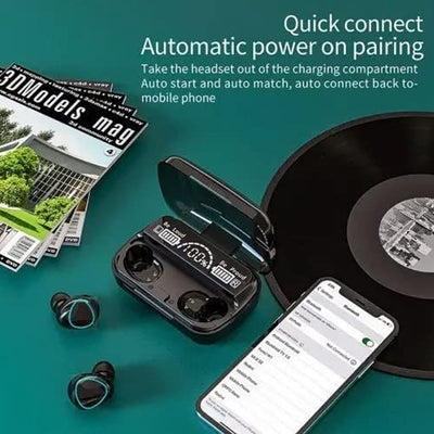 Newest Wireless In Ear Earbuds Bluetooth 5.0 Headphones Mini Stereo Earbuds Sport Headset Bass Sound Built-in Micphone - second image