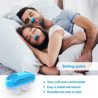 2 In 1 Anti Snoring And Air Purifier Nose Clip Anti Snoring Device (1 Pc  With Plastic Case) - LootFaat