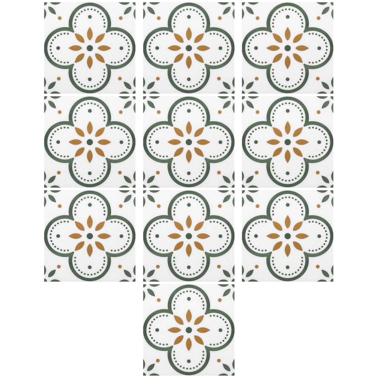 Peel And Stick Floor Tiles Kitchen  Bathroom Backsplash Sticker Detachable Waterproof Diy Tile Stickers For Wall Decoration Tiles Home Decoration (8x8 Inch  10 Pcs Set) - LootFaat