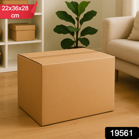 Heavy-duty Brown Box For Product Packing (22x36x28 Cm 1 Pc)