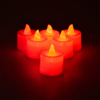 Premium Red LED Tealights Smokeless Home - Premium Quality - Best Quality & Value