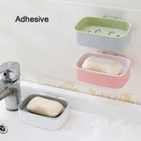 Soap Dish with Drain Soap Holder, Soap Saver Easy Cleaning, Soap Tray for Shower Bathroom Kitchen (1 Pc)