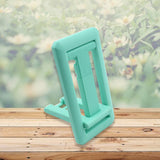 Mobile Phone Stand Mobile Phone Holder Table Adjustable Angle Height Foldable Non-Slip Sturdy Mobile Phone Holder Desktop Phone Holder for All Smartphones