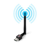 USB WiFi adapter, enhances internet connectivity for both home and work use.